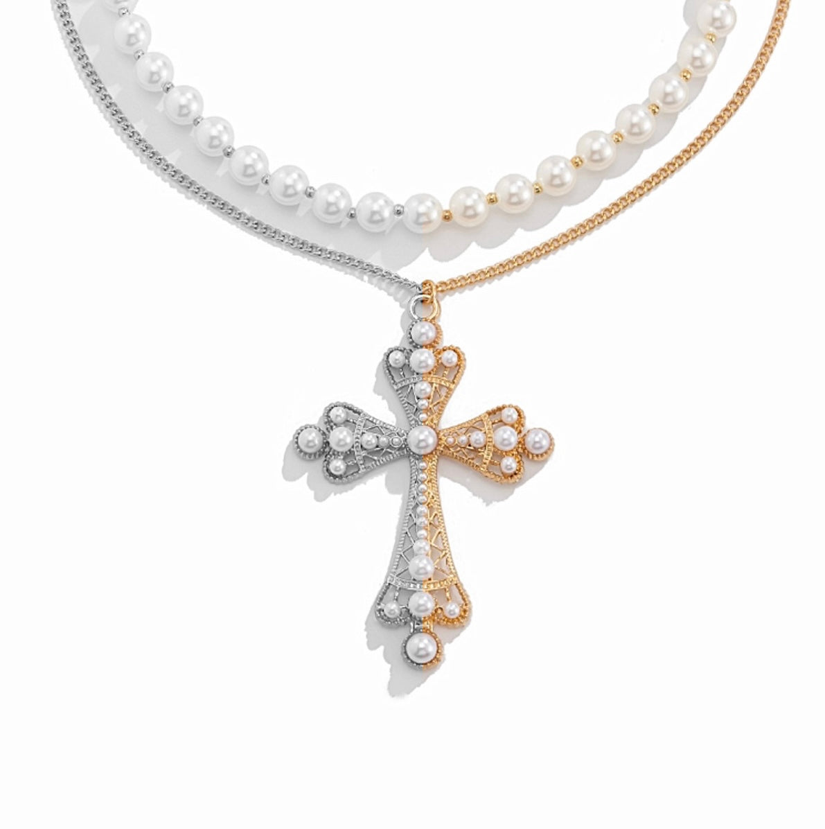 Pearls Necklace Conjunto